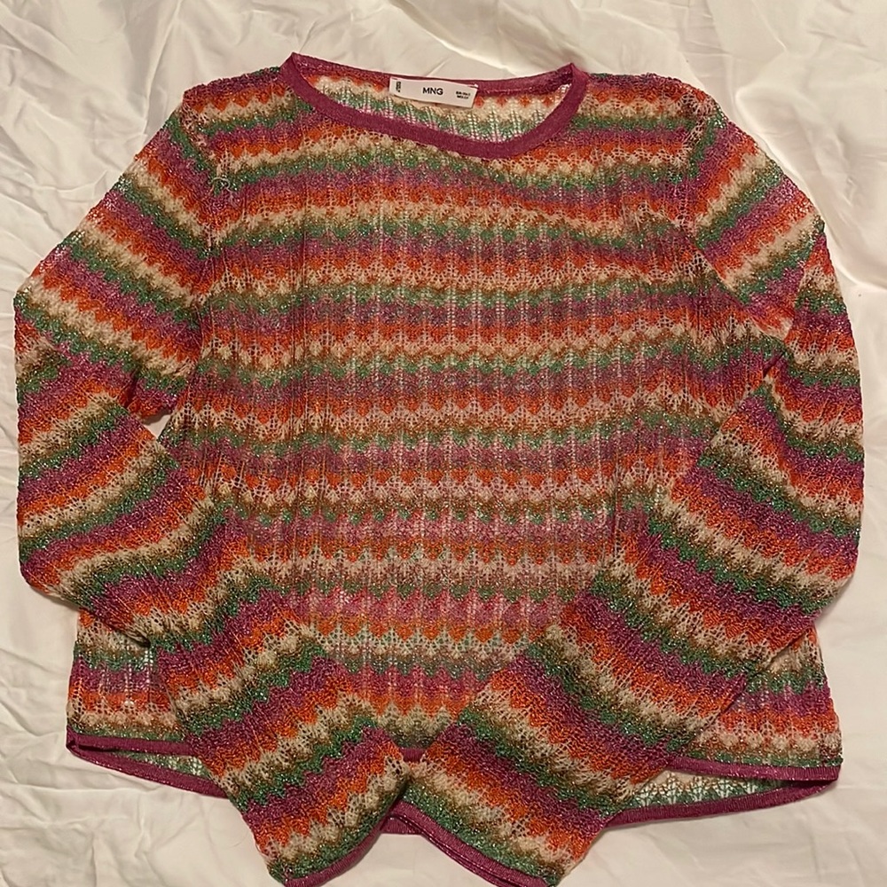 Mango Metallic Sweater
